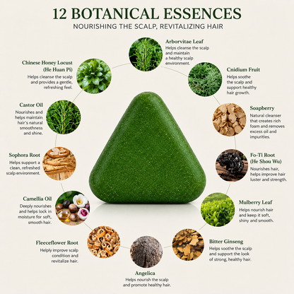 Nature Green Shampoo Bar – Plant-Based Hair Care
