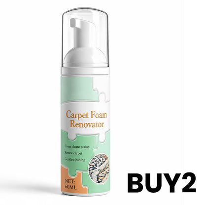 🔥Waterless Carpet Foam Stain Remover with Towel